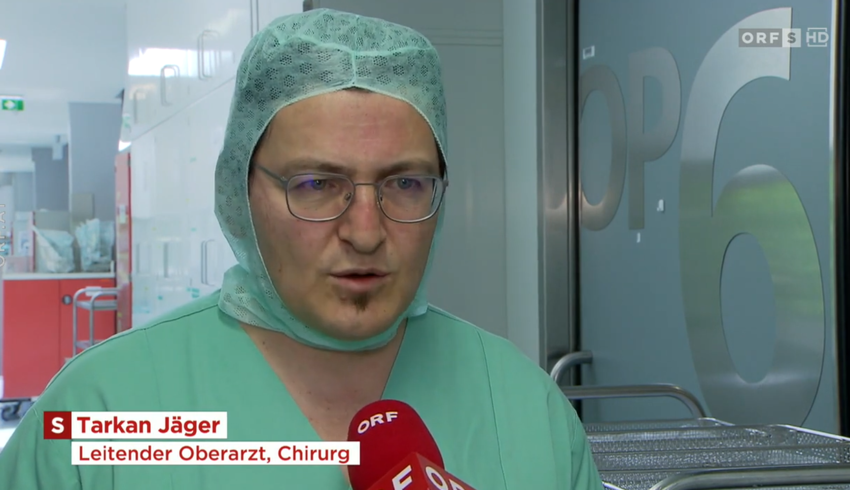 Tarkan Jäger im ORF-Interview zu roboterassistierten Operationen